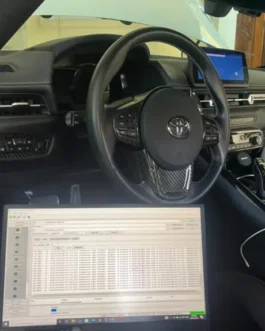 Toyota Supra Firmware Upgrade Fullscreen CarPlay Activation