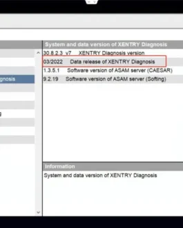 OEM Xentry Diagnosis W223/206/238 License Registration
