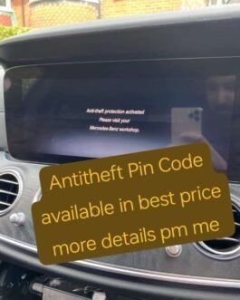 Mercedes Anti-Theft PIN Code for All HU Units (Head Unit Unlock Service)