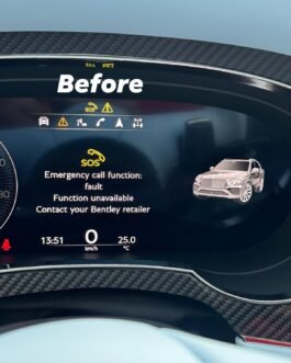 Bentley Bentayga 2021 Emergency Call Module Programming