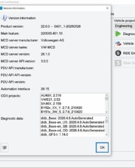 VAG ODIS Service 26.0.1 and ODIS Engineering 22.0.0 Remote Installation Support – June 2026